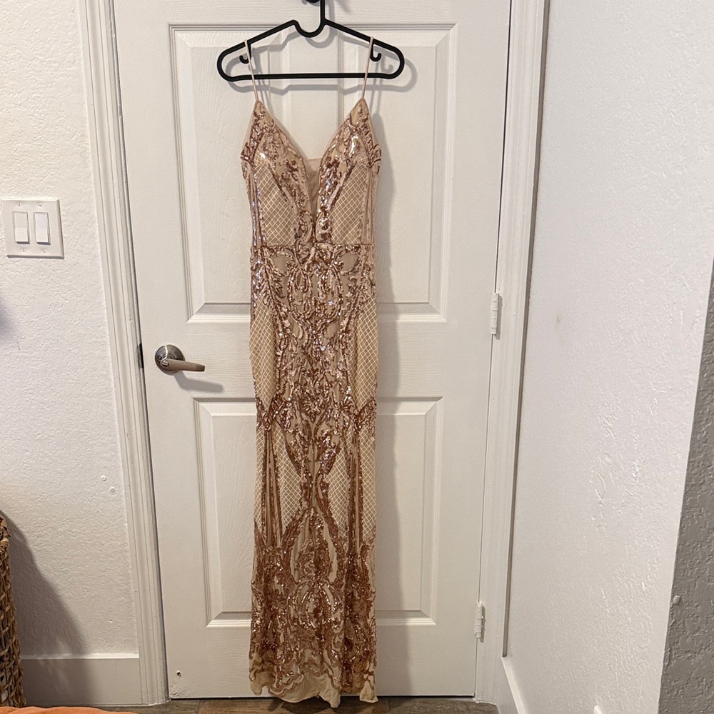 Elegant Sequin Gown